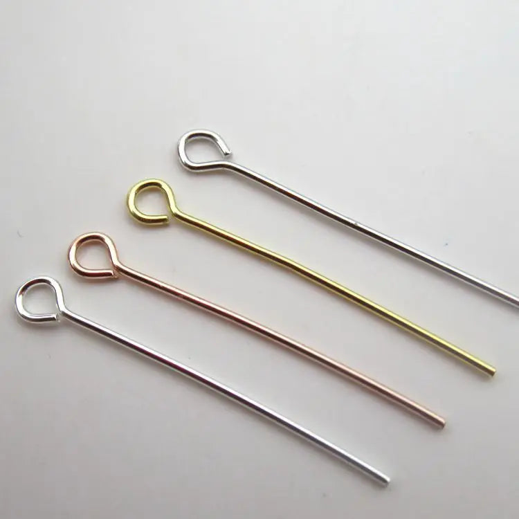 Wholesale 925 Sterling Silver Jewelry Findings Ring Pins for Jewelry Making