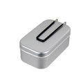 JW-077 Portable Outdoor Picnic Bento Box Camping Food Container Metal Aluminum Lunch Box with Handle