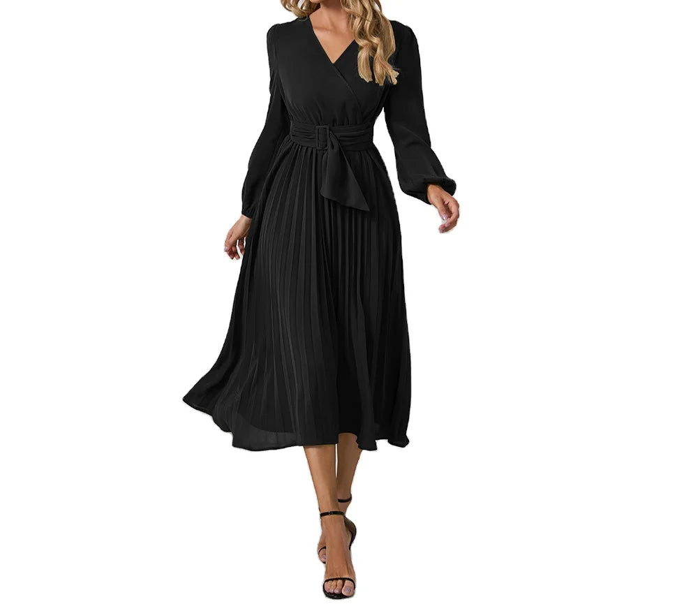 Bohemian Tropical Summer Polka Dot Cortos Red Vestidos Mujer Acampanados Knee Length Casual Dress