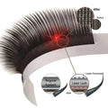 Wholesale Laser Beehive Eyelash Extension Longer Lasting Private Label Individual Ellipse Flat Lash Extension