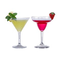 Unbreakable BPA Free Stem Glass Plastic Margarita Glasses Plastic Stemware for Parties