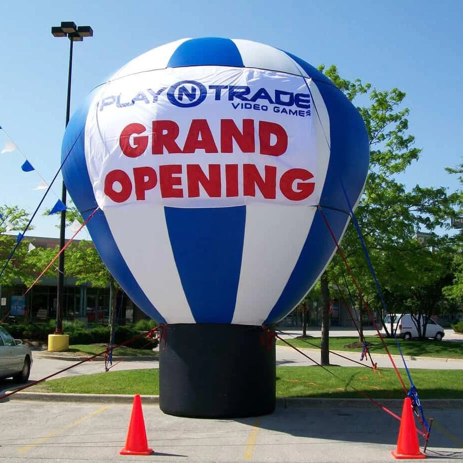 Aero Outdoor Inflatable Advertising Balloon Model Oxford Cloth Hanging Inflatable Hot Air Balloon for Exhibition