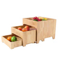 Modern Oak Wood Restaurant Table Top for Catering Buffet Stand HADI Brand Natural Color for Hotels From Guangzhou