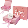 Wholesale Top Quality Folding Magnetic Gift Box Packaging Boxes With Bow Ribbon
