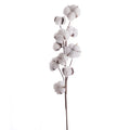 Wholesale Long Stem Dried Flowers Artificial Cotton Flower for Wedding Home Decoration
