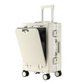 20Inch Expandable Lightweight PC Carry-On Luggage Side Pockets USB Charging Port for Business Travel