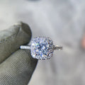 Classic Luxury Copper Gemstone Ring for Women Big Cut CZ Finger Accessories for Wedding Bridal Engagement & Party Jewelry