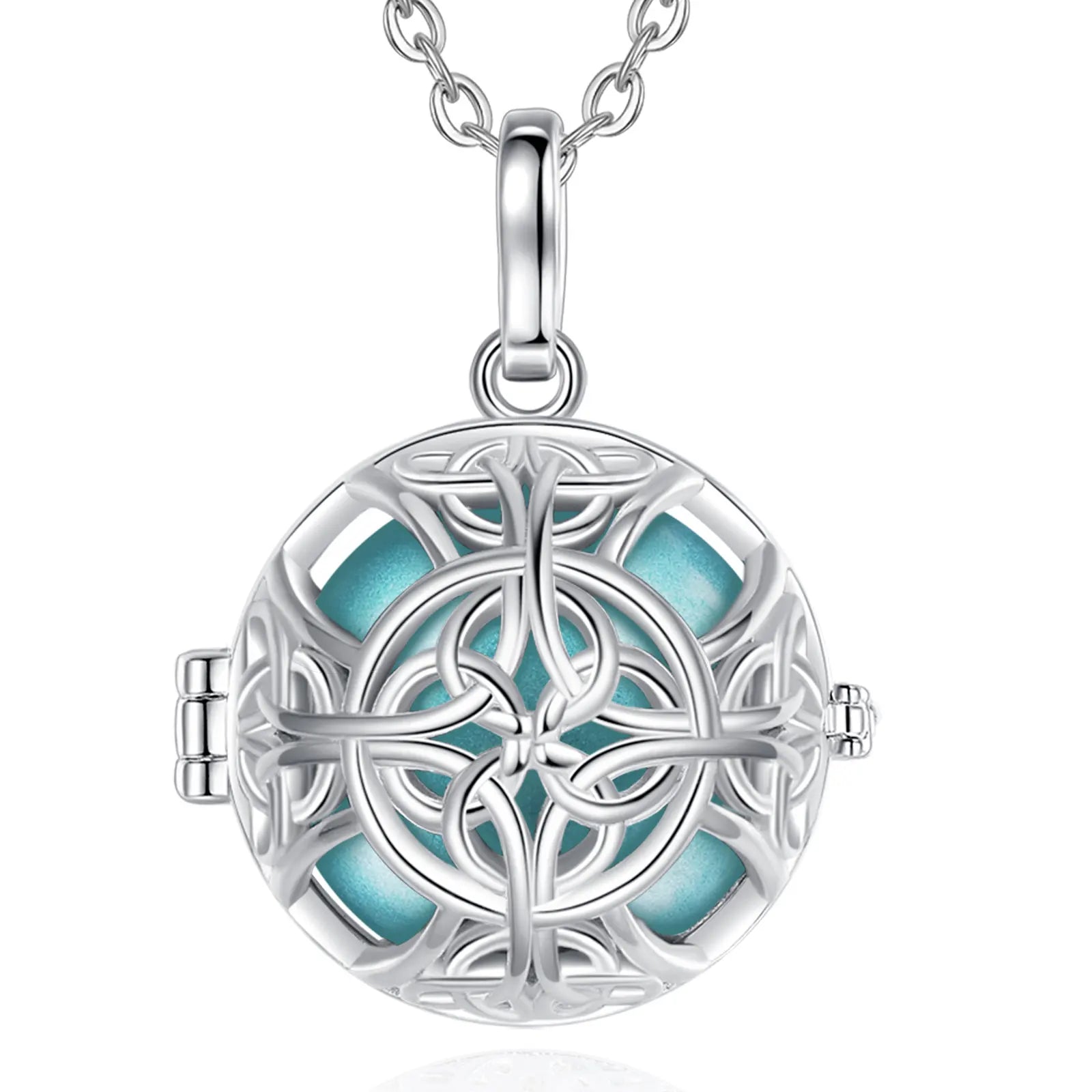 Merryshine Gift for Women Harmony Necklace Pregnancy Bola 18mm Chime Ball Pendant
