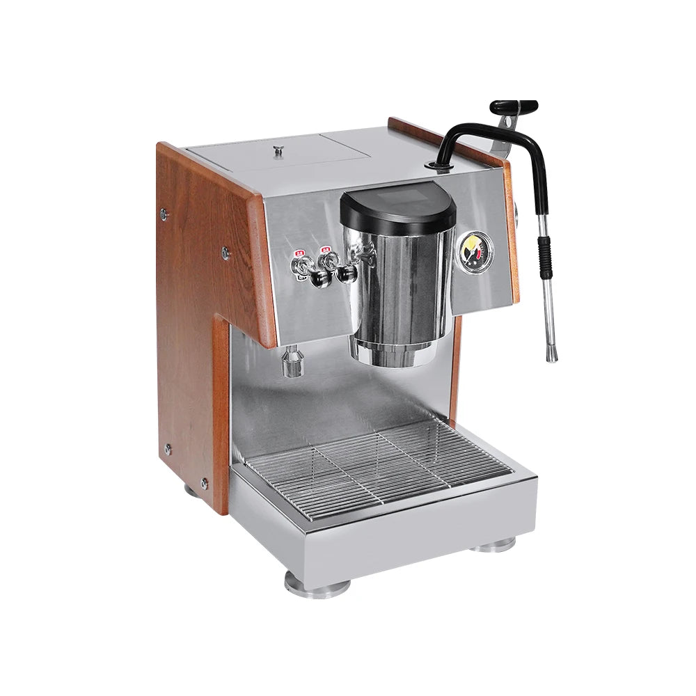 GZKITCHEN Coffee Machine Espresso Coffee Maker for Home Office Use 9 Bar Italian Semi-automatic with OPV Device MegaBDM