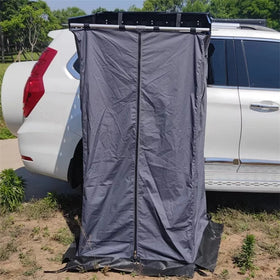 4x4 Offroad Camping Canvas Shower Tent with SBS Zipper Includes Toilet Awning Tent Feature