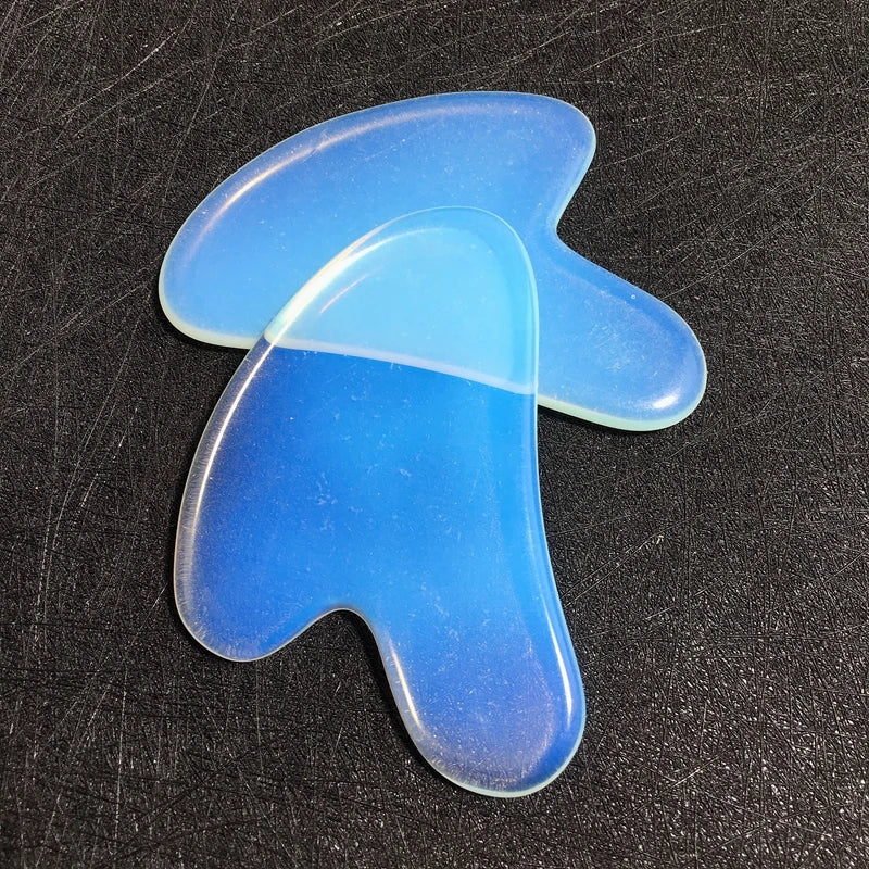 Wholesale Popular Opalite Facial Guasha Boards Heart Facial Gua Sha Tools
