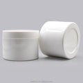 Empty 8oz Double Wall PP Jar Cosmetic Packaging With Lids Usage for Cream Body Butter Hair Conditioner