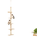 New Arrival Luxury Extra Large Cat Tree Tower MDF Sisal Cat Climbing Scratcher Nesting Scaling Ladder Single Pet Toy Carton