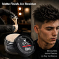 Private Label Matte Hair Clay for Men: Professional 24H Strong Hold Styling Wax Non-Greasy Herbal Texture Paste for Barbershop
