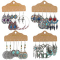 Baroque Boho Style Antique Silver Plated Turquoise Waterdrop Pendant Women Bohemian Earring Set Jewelry