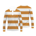 B447 Custom Long Sleeve Polyester Cotton Rugby Clothing Classical Rugby Polo Shirts Women Rugby Shirt Polo