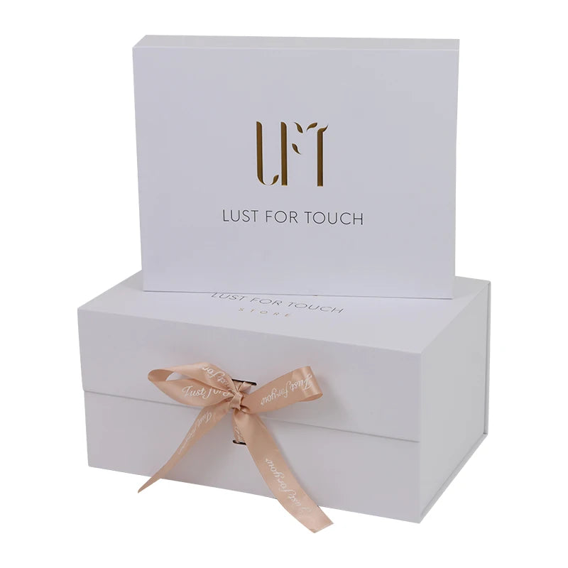 Custom UV Printing Luxury Paper Packaging Electronics Necklace Jewelry Magnetic Closure Gift Box