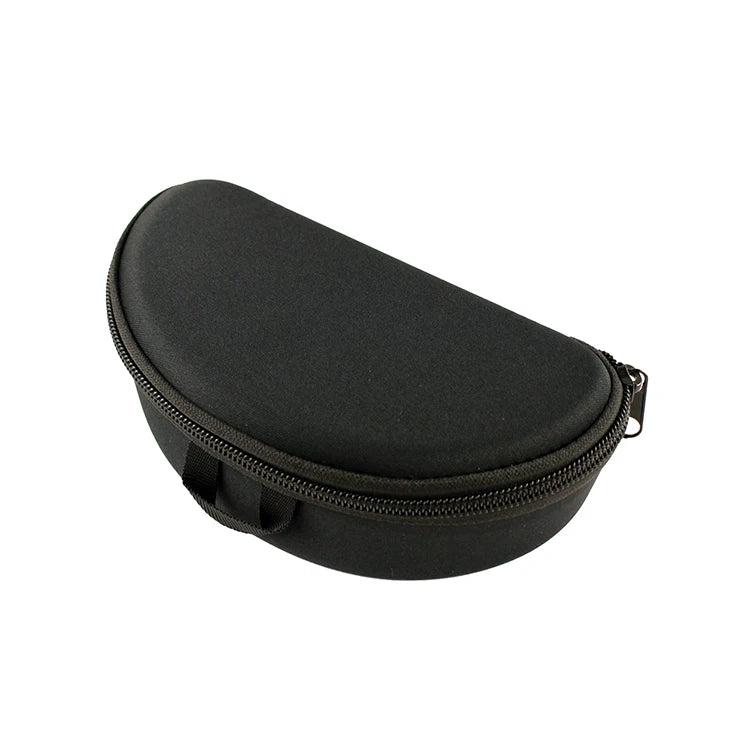 Beyond Heart-Shaped Classical Semi-Hard Sport Sunglasses Case 4076 with Zipper EVA Inside Pockets & Spare Lenses 75g MegaBDM