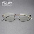 297 Designer Brand Wholesale Eyeglasses Oculos Eyewear Academy Optics Lunettes Rimless Spectacles Titanium Optical Frames