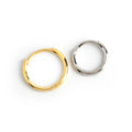 Wholesale Clip on Round Earrings Simple 925 Sterling Silver Hoop Earrings Geometric 18k Gold Hoop Earrings