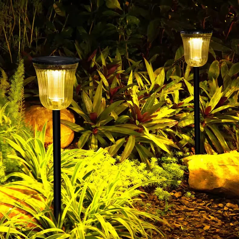 Howlighiting Customized Home Decoration Solar Waterproof Led Lawn Lights Outdoor Solar Garden Light for Yard Driveway Backyard