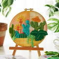 CHENISTORY DIY Wool Felting Painting With Embroidery Frame Handmade Needle Wool Painting Picture for Home Decors Crafts Gift