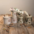 Accept Custom Retro Printed Round 3-Piece Set of Flowers Hug Bucket Bucket Flower Box Companion Paper Boxes Packaging Gift Box