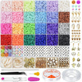 New Arrival 6000PCS Polymer Clay Beads Set Box for DIY Bracelet Jewelry Making