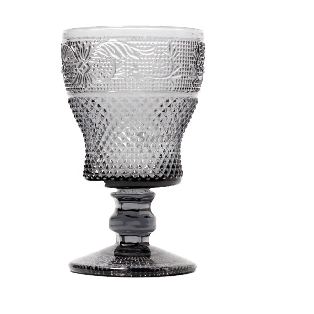 Wholesale Modern Transparent Wine Glasses Goblet 500-1000ml Capacity for Wedding and Event Table Reception