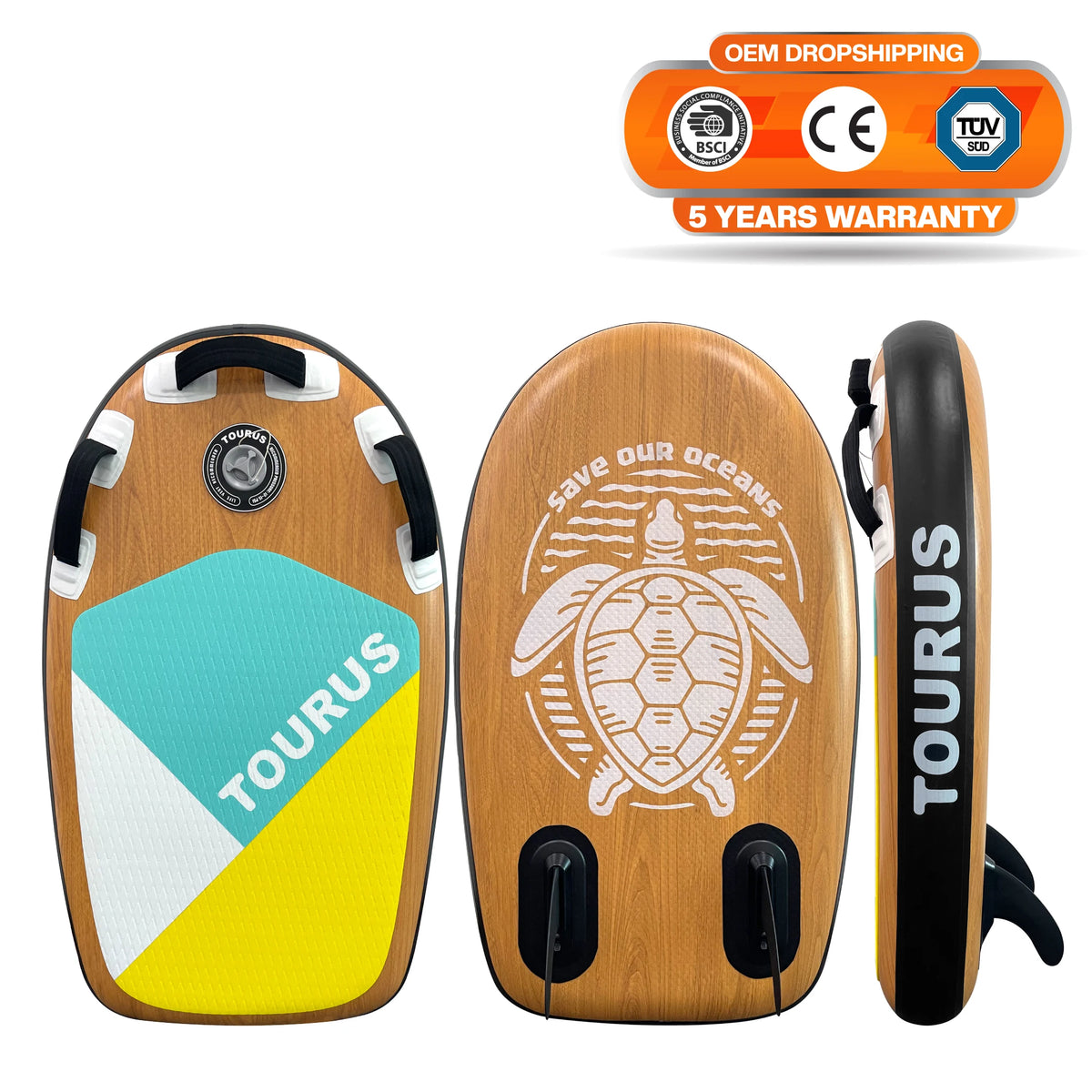 Tourus New Design Water Sports Inflatable Body Boards