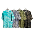 Tie Dye T-shirts Oversized Loose Short Sleeve 100% Cotton 300 Gsm Heavyweight T-shirt for Men