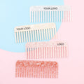 MiDairy 4mm- High Quality Cellulose Acetate Tortoise Hair Combs for Women Girls High Quality