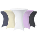 Wholesale High-end Hotel Wedding Decoration Cocktail Bar Table Sets Solid Color Nonwoven Polyester Banquet Elastic Oilproof