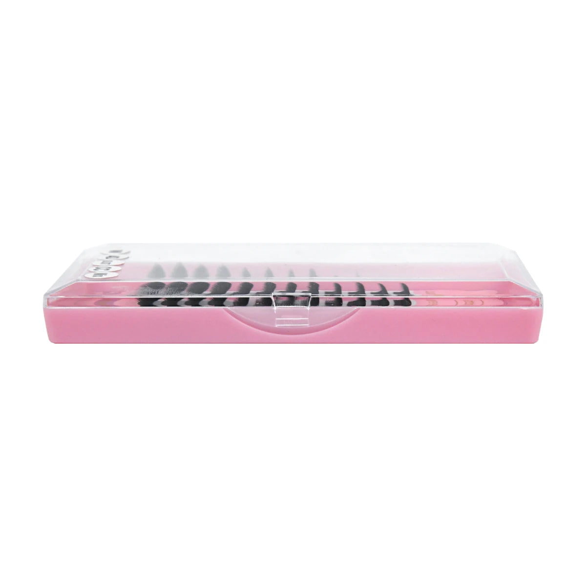 Dark Matte PBT Material M Curl Premium Short Stem W Shape 6D Natural Eyelash Extensions Tray  Volume Fan Lashes