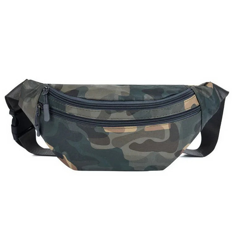 Mens Waist Bag Custom Print Fanny Pack  for Sport Running Jogging Wholesale