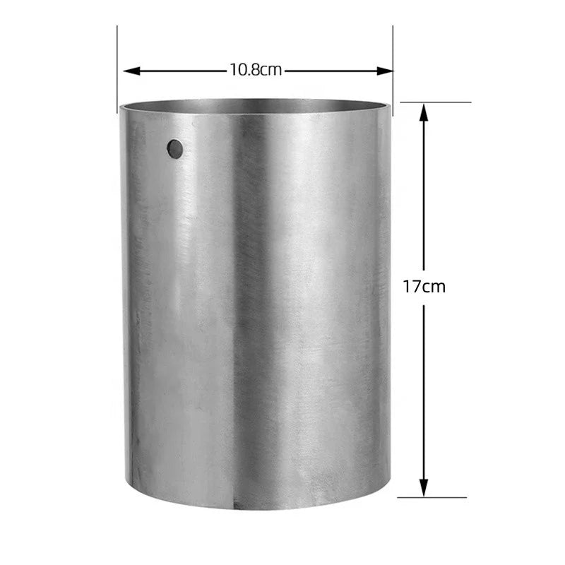 17cm Professional Stainless Steel Golf Hole Cup - Heavy-Duty Backyard Training Aid  for Putting Green Practice