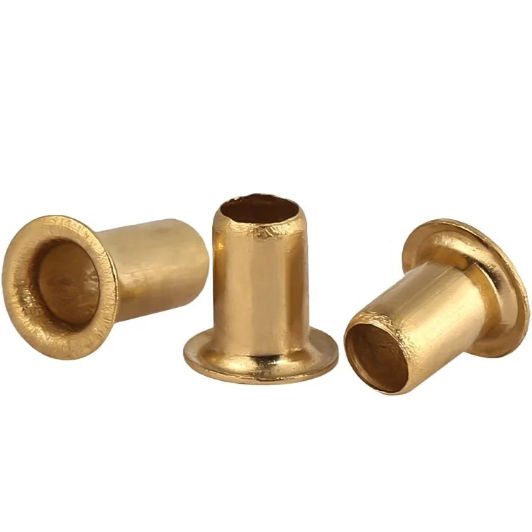 Copper Chicken Eye Buckle Ring M0.9M1.7M2.3M3M5M6 Size Hollow Copper Rivet Via Gas Eye Buckle Din Standard
