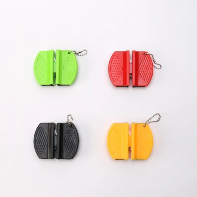Portable Mini Kitchen Tools Accessories Creative Butterfly Type Camping Pocket Knife Sharpener