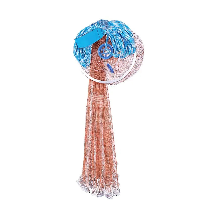 Iron Chain Sinkers Bring Small Water Splashes and Quickly Sink the Net Into Water Fishing Net