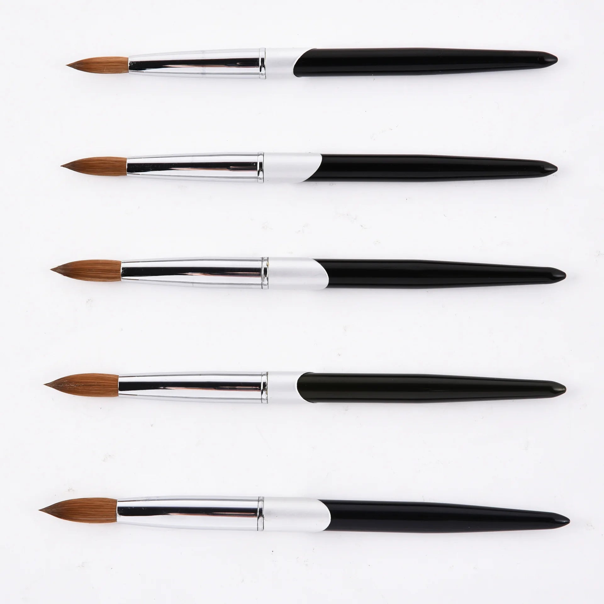 Custom Logo Nail Art Brushes Tools Dip Acrylic Paint Brushes Kolinsky Acrylic Nail Brushes Wholesale for Nail Painting Art