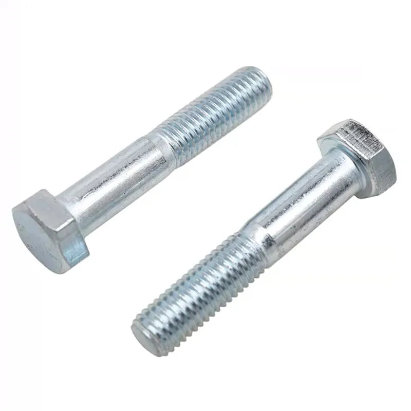 DIN931 DIN933 M6 M8 M10 M12 M14 M16 M20 Galvanized Zinc Plated Full Thread/Half Thread Steel Hex Bolt