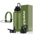 32oz 40oz Double Wall Stainless Steel Water Bottles Vacuum Flasks Insulated Sports Water Bottles for Hiking and Camping