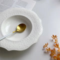 Vintage Pattern Eco-Friendly Porcelain Plate and Ceramic Dinnerware for Wedding Hotel Restaurant Home Use