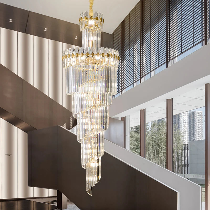 Modern Designer Wedding Decor Creative Glass Ball Pendant Light for Living Room Hotel Lobby Large Villa Pendant Lighting