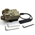 SOTAC-GEAR Tactical JGQ-005 Red Laser LED Light Strobe 165 Material Black/Brown Logo Hunting Outdoor Fit 20mm Rail
