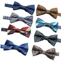 Men's Formal Polyester Bowtie Professional Casual Bow Tie for Wedding Parties