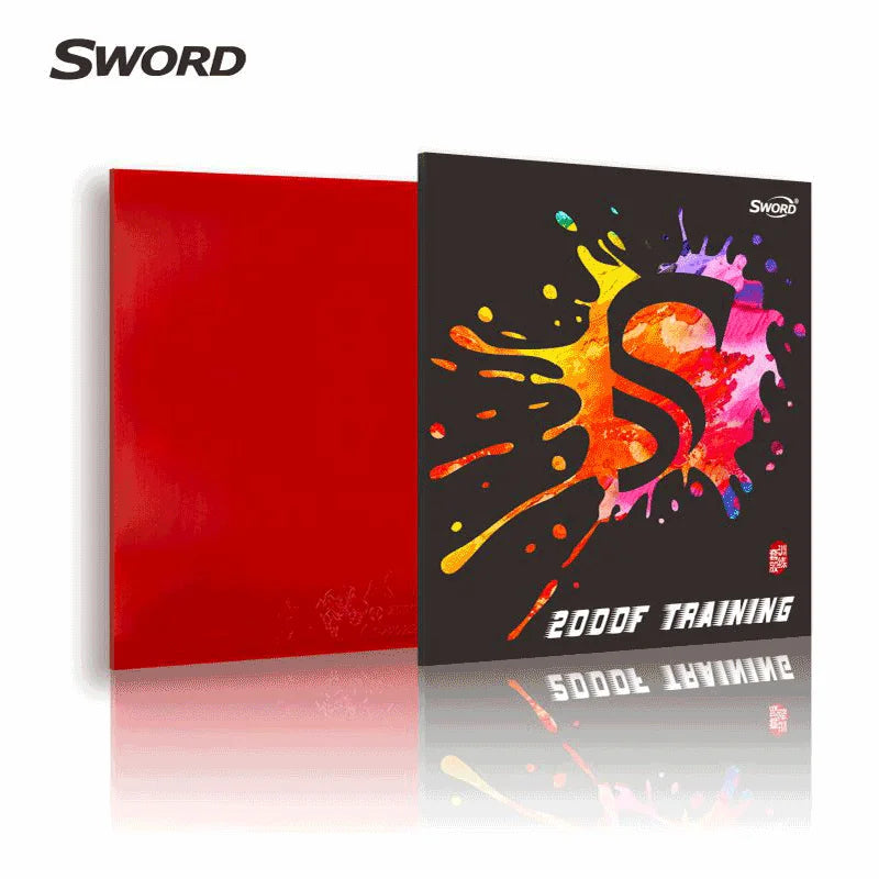 2000F TR All-Round Methods Professional Training ITTF Pair Unsticky Ping Pong Table Tennis Rubber Sword Sword Table Tennis