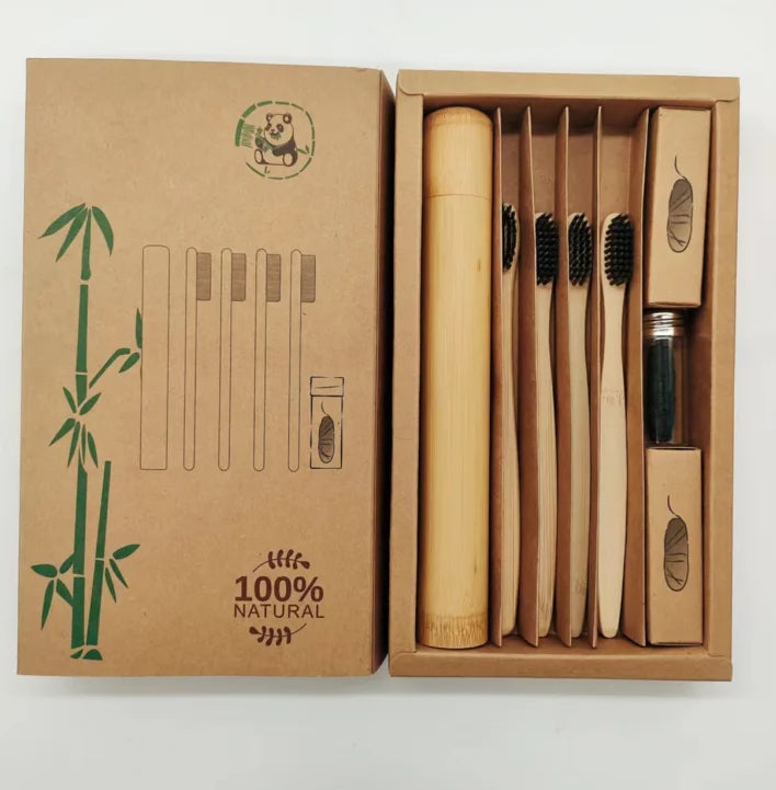 Wholesale Eco Friendly Bamboo Toothbrush Biodegradable Customize Manufacturer Bamboo Toothbrush