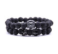 8mm Crown King Charm Bracelet for Men Women Mama Rosary Eye Stone Handmade Gemstone Beads Chakra Healing Jewelry