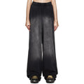 Men's Street Fashion French Terry Cotton Breathable Eco-Friendly Straight Pants Acid Washed Loose Fit Mid Waist Flat Front